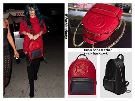 kylie jenner gucci mini backpack|Kylie Jenner bags.